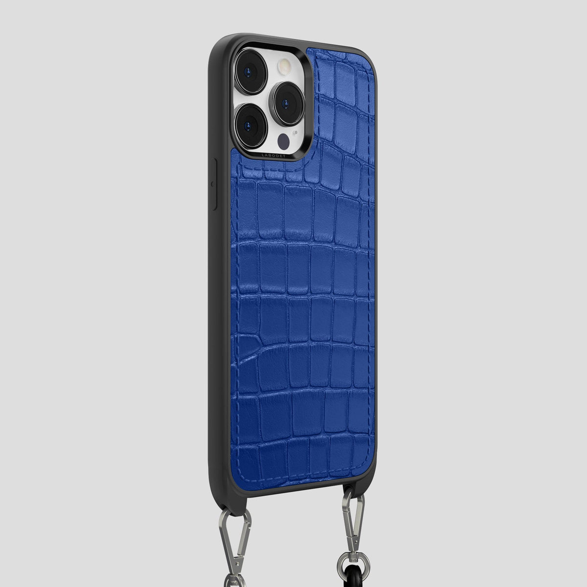 Royal Blue iPhone 13 Pro Max Crossbody Sport Case Alligator -2 | Royal-Blue