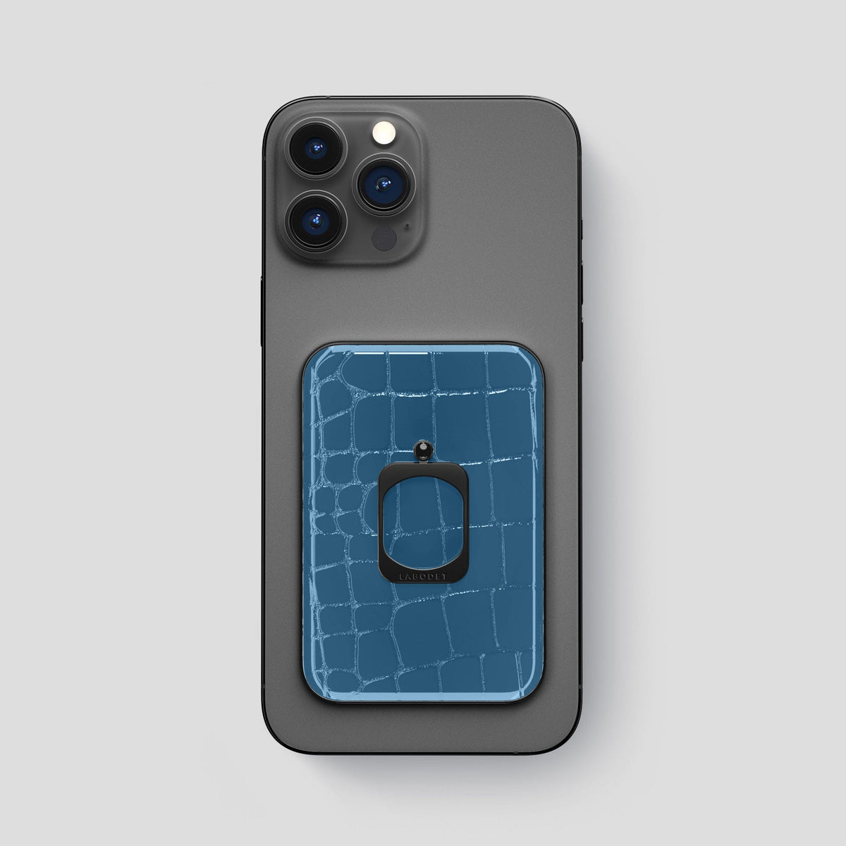Turquoise-Blue MagSafe Ring iPhone 13 Pro Max with Black Metal -2 | Turquoise-Blue-Black