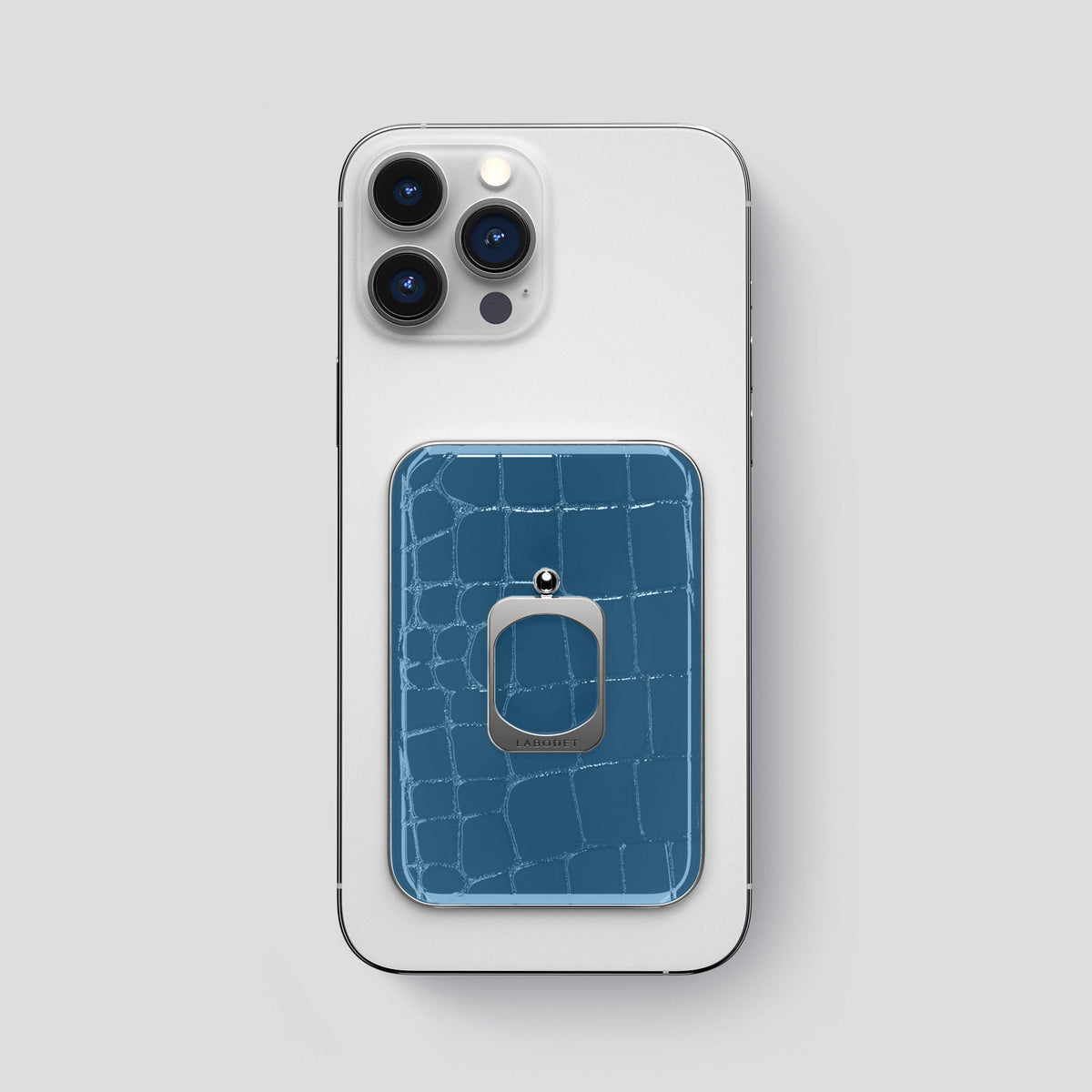 Turquoise-Blue MagSafe Ring iPhone 13 Pro Max with Steel Metal -2 | Turquoise-Blue-Steel