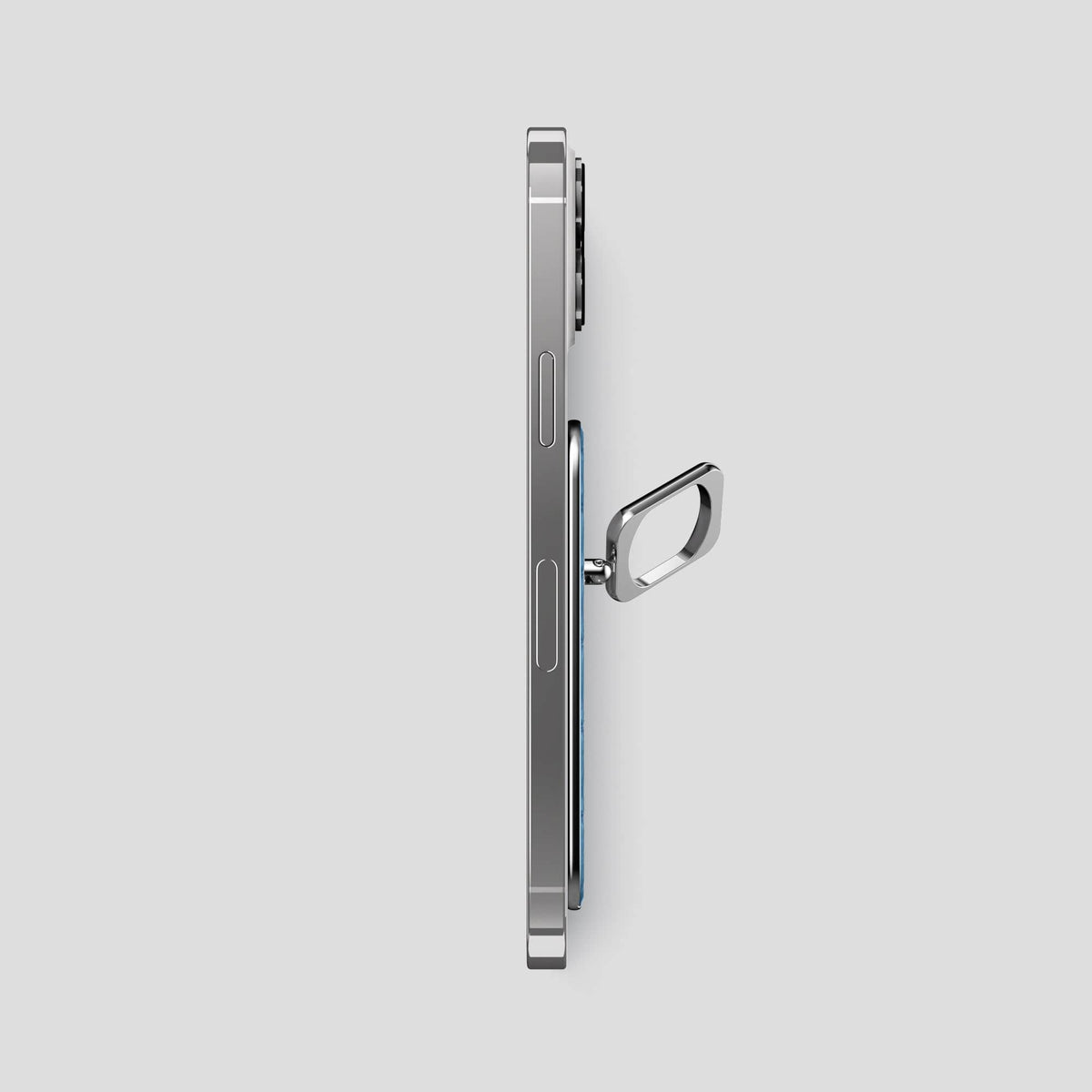 Turquoise-Blue MagSafe Ring iPhone 13 Pro Max with Steel Metal -3 | Turquoise-Blue-Steel