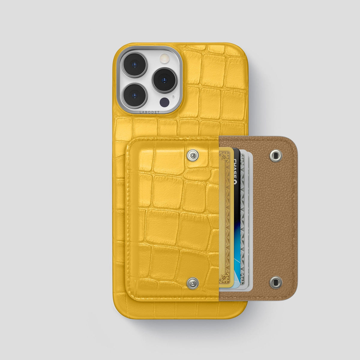 Yellow iPhone 13 Pro Max Envelope Alligator -2 | Yellow