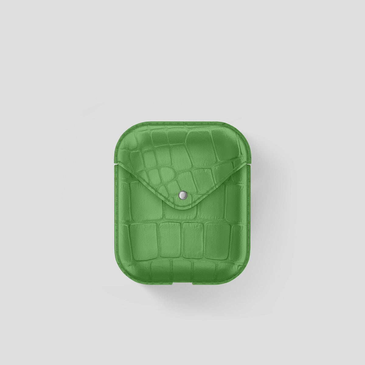 Apple-Green AirPods Cover Alligator -2 | Apple-Green