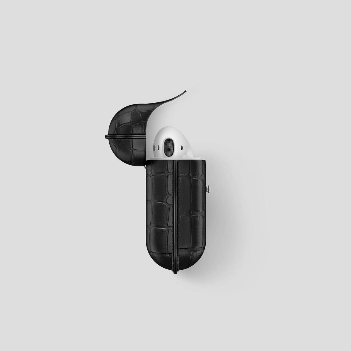 Black AirPods Cover Alligator -3 | Black