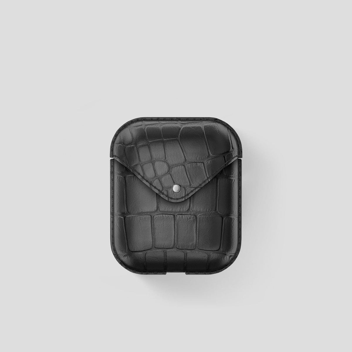Grey AirPods Cover Alligator -2 | Grey