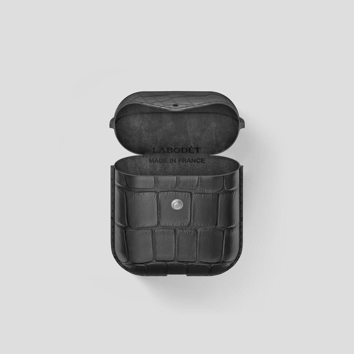 Grey AirPods Cover Alligator -4 | Grey