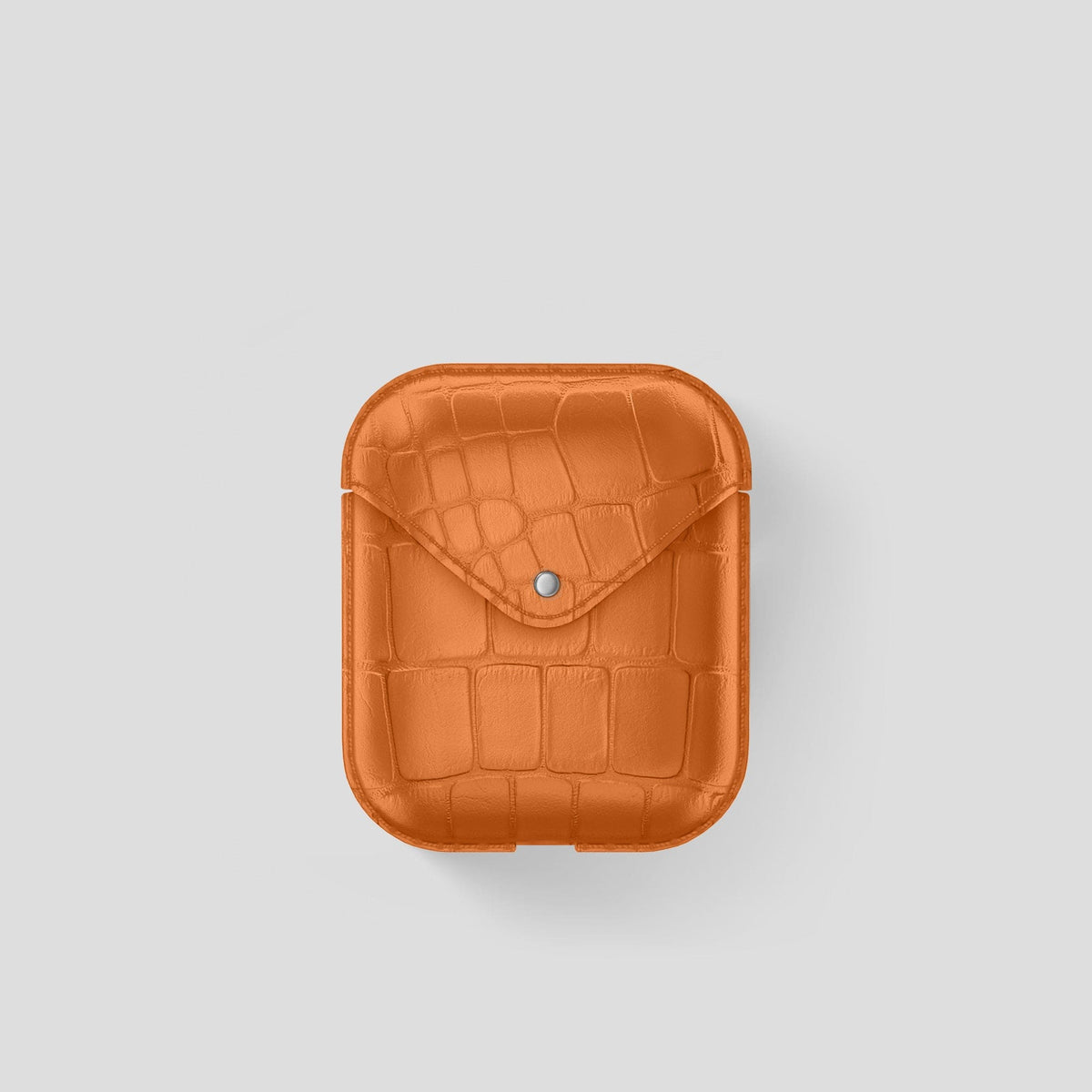 Orange AirPods Cover Alligator -2 | Orange