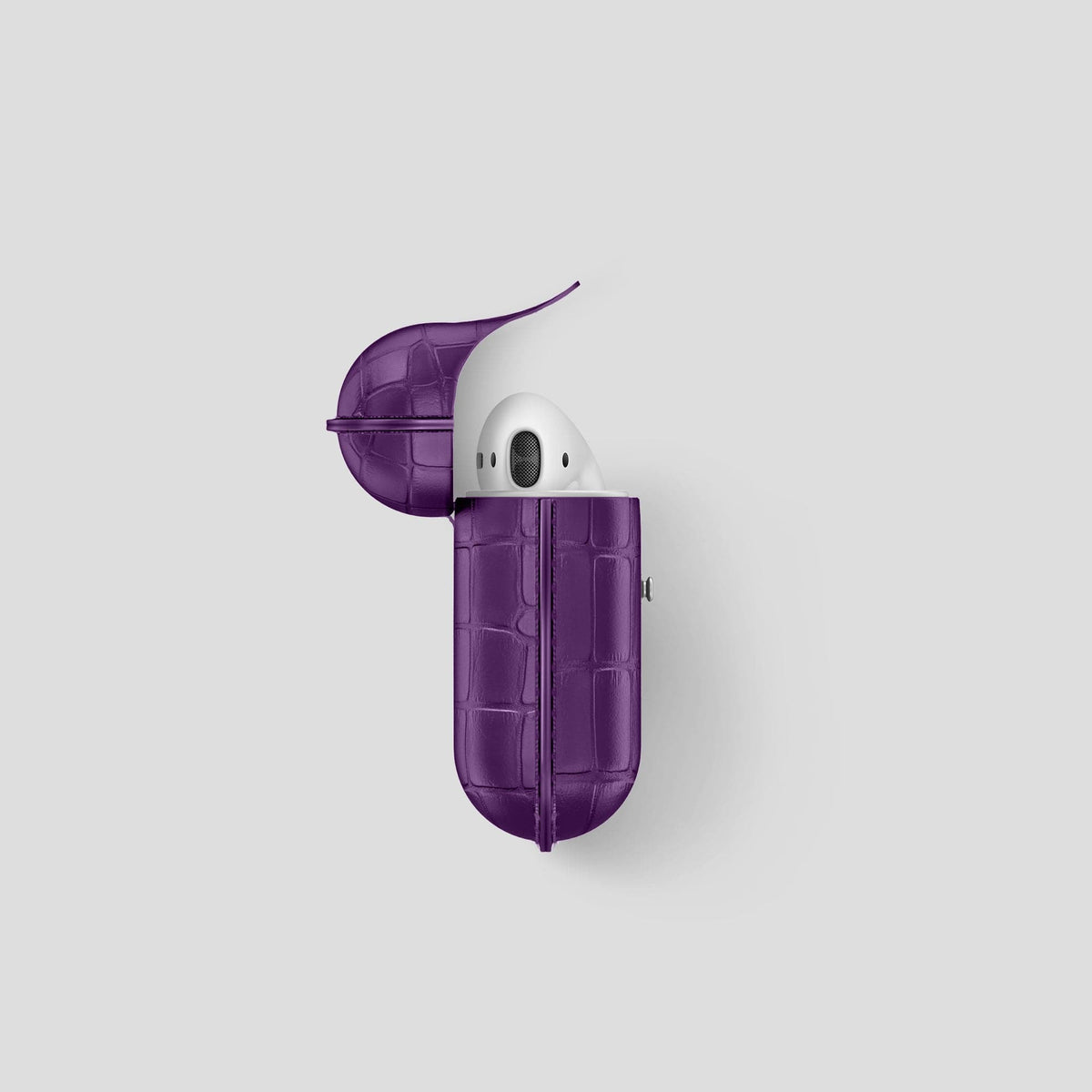 Purple AirPods Cover Alligator -3 | Purple