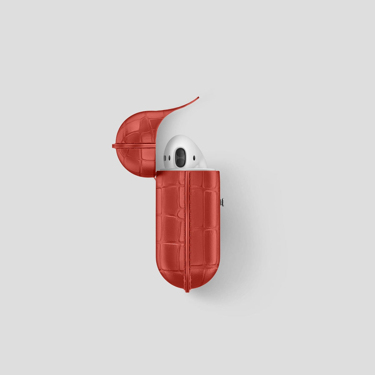 Red AirPods Cover Alligator -3 | Red