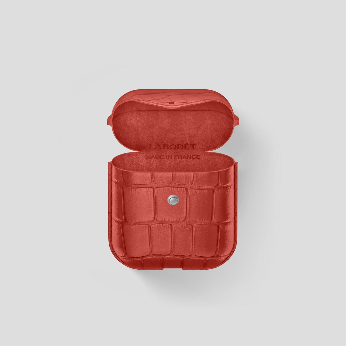 Red AirPods Cover Alligator -4 | Red