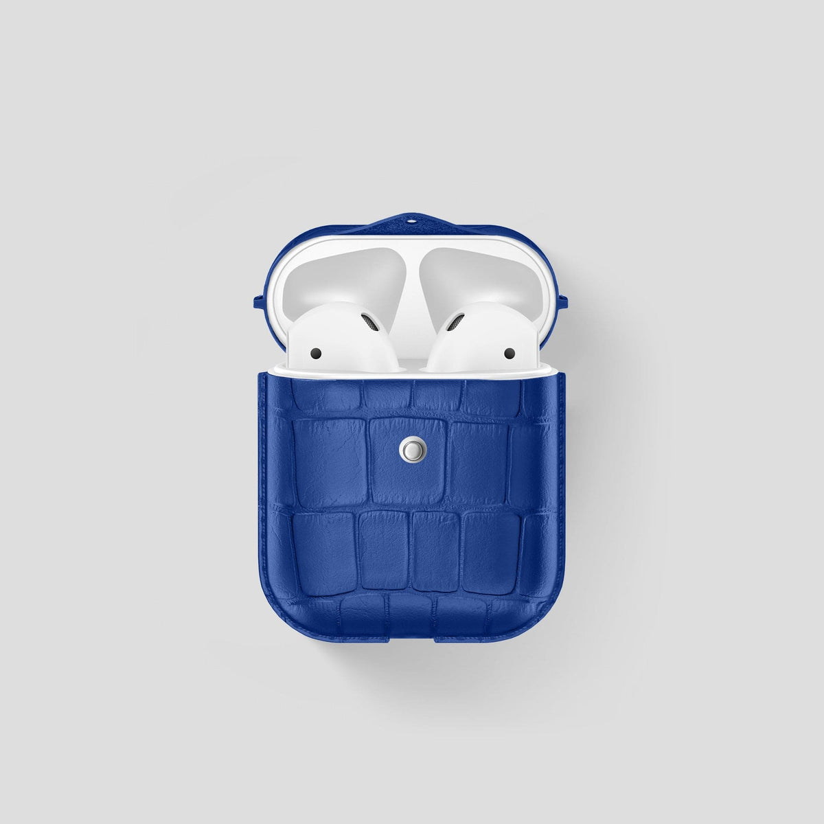Royal Blue AirPods Cover Alligator -1 | Royal-Blue