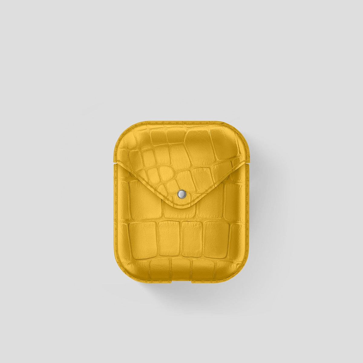 Yellow AirPods Cover Alligator -2 | Yellow