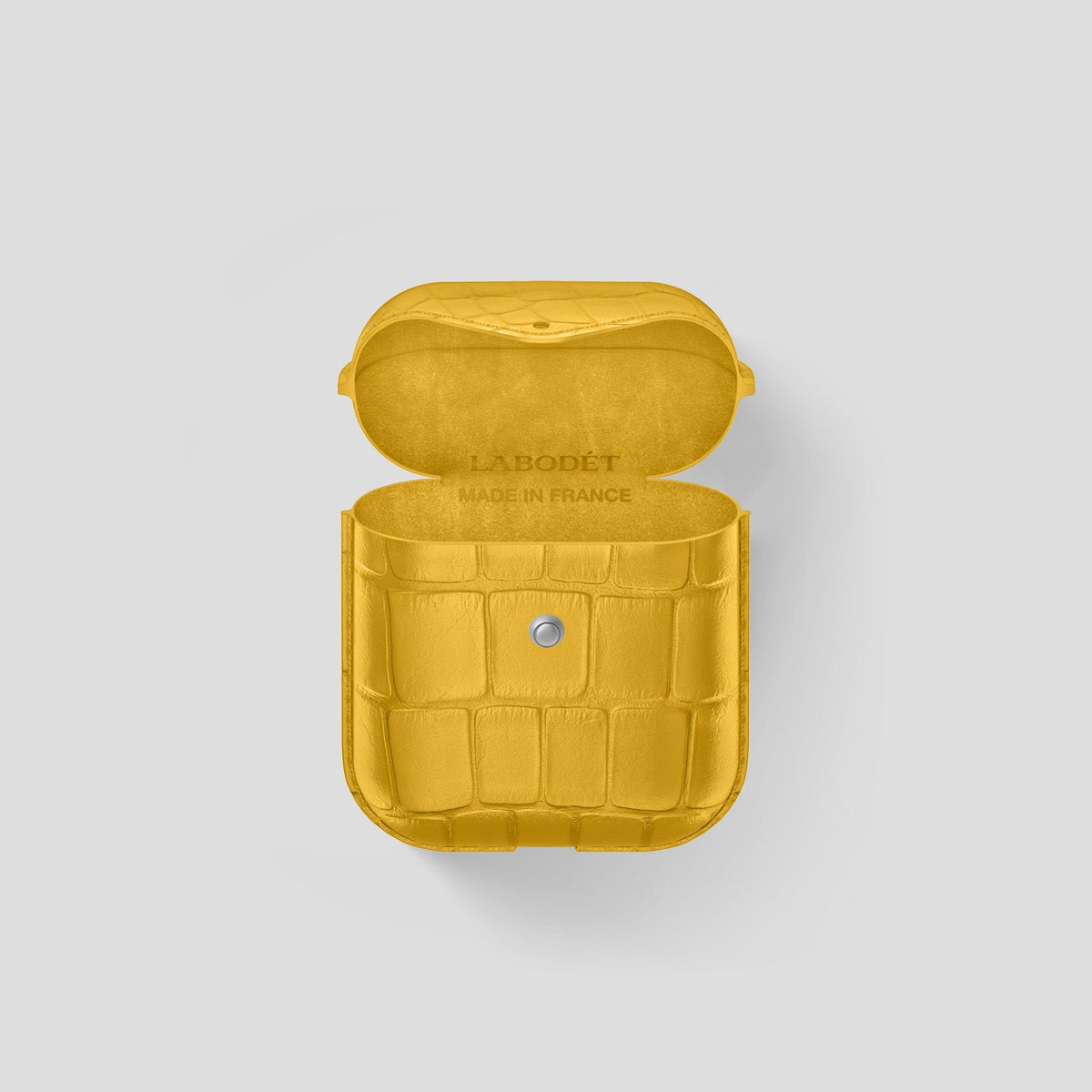 Yellow AirPods Cover Alligator -4 | Yellow