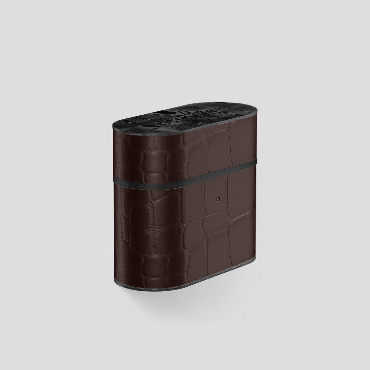 Dark-Brown AirPods 3 Case Carbon Alligator -3 | Dark-Brown