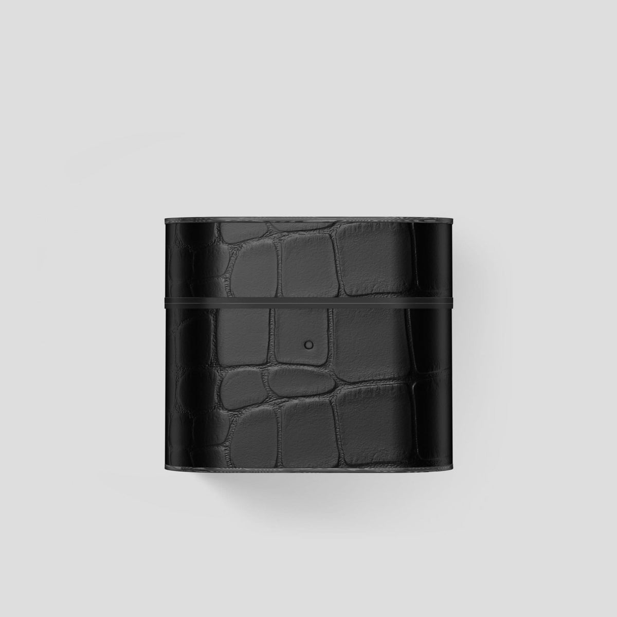 Black AirPods 3 Case Carbon Alligator -2 | Black