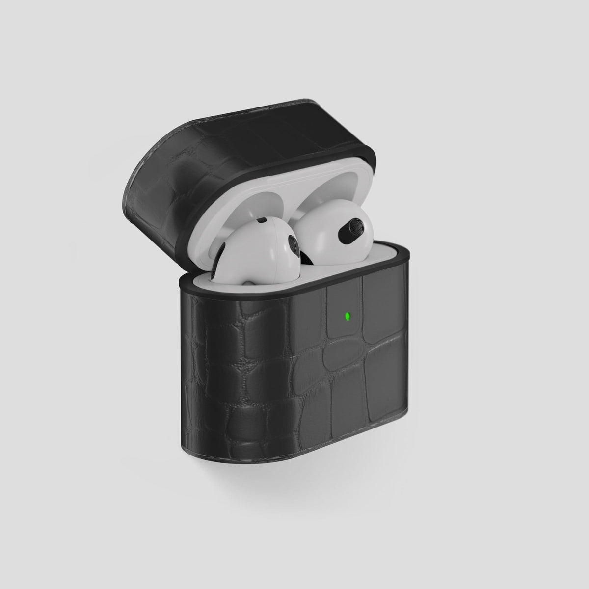 Grey AirPods 3 Case Carbon Alligator -7 | Grey