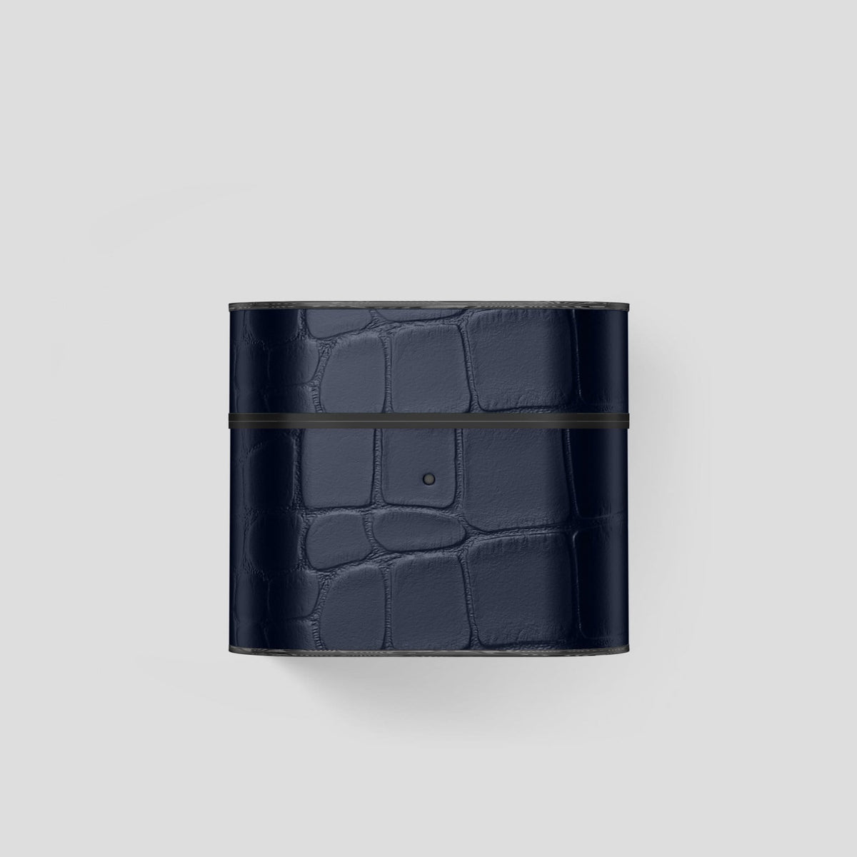 Navy Blue AirPods 3 Case Carbon Alligator -2 | Navy-Blue