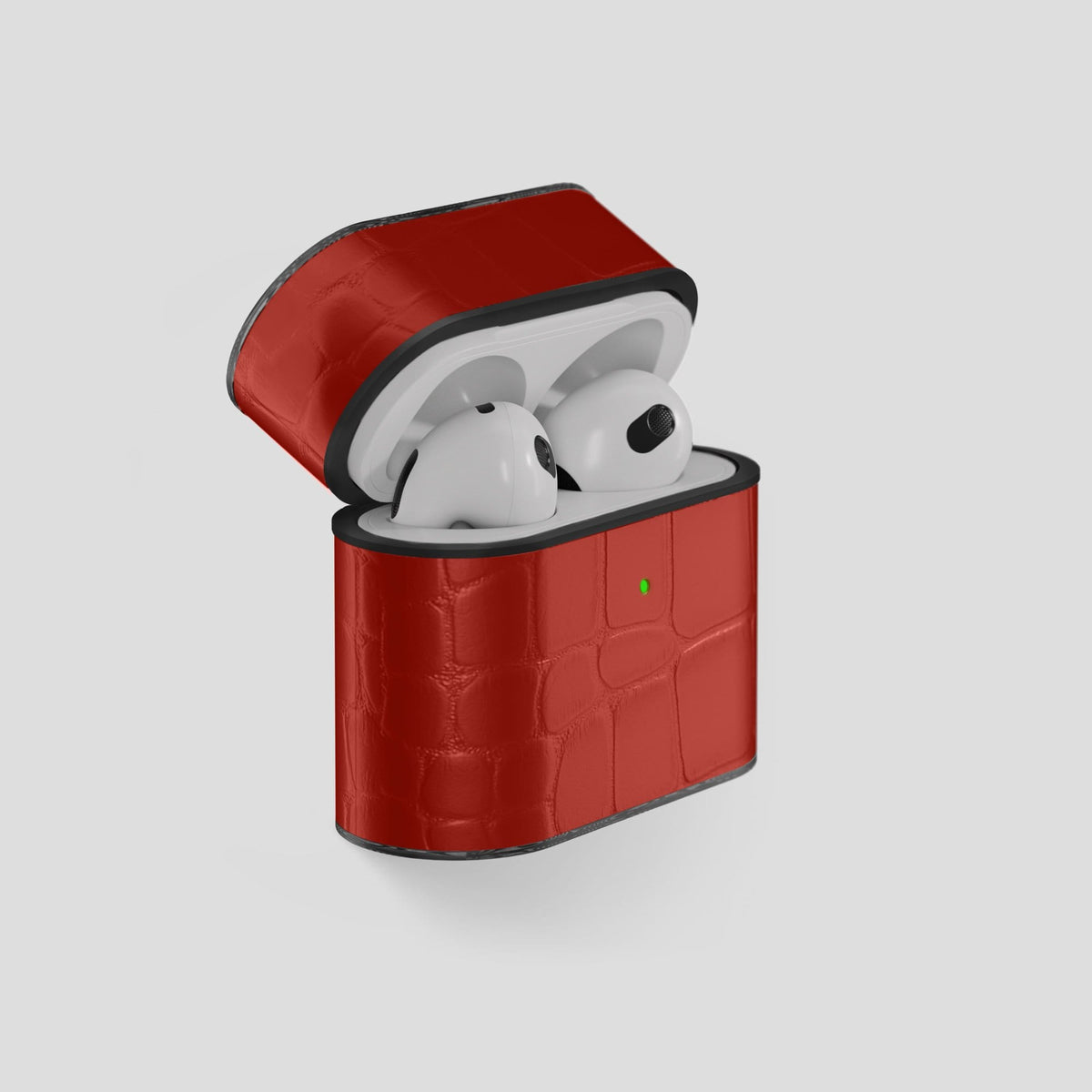 Red AirPods 3 Case Carbon Alligator -7| Red