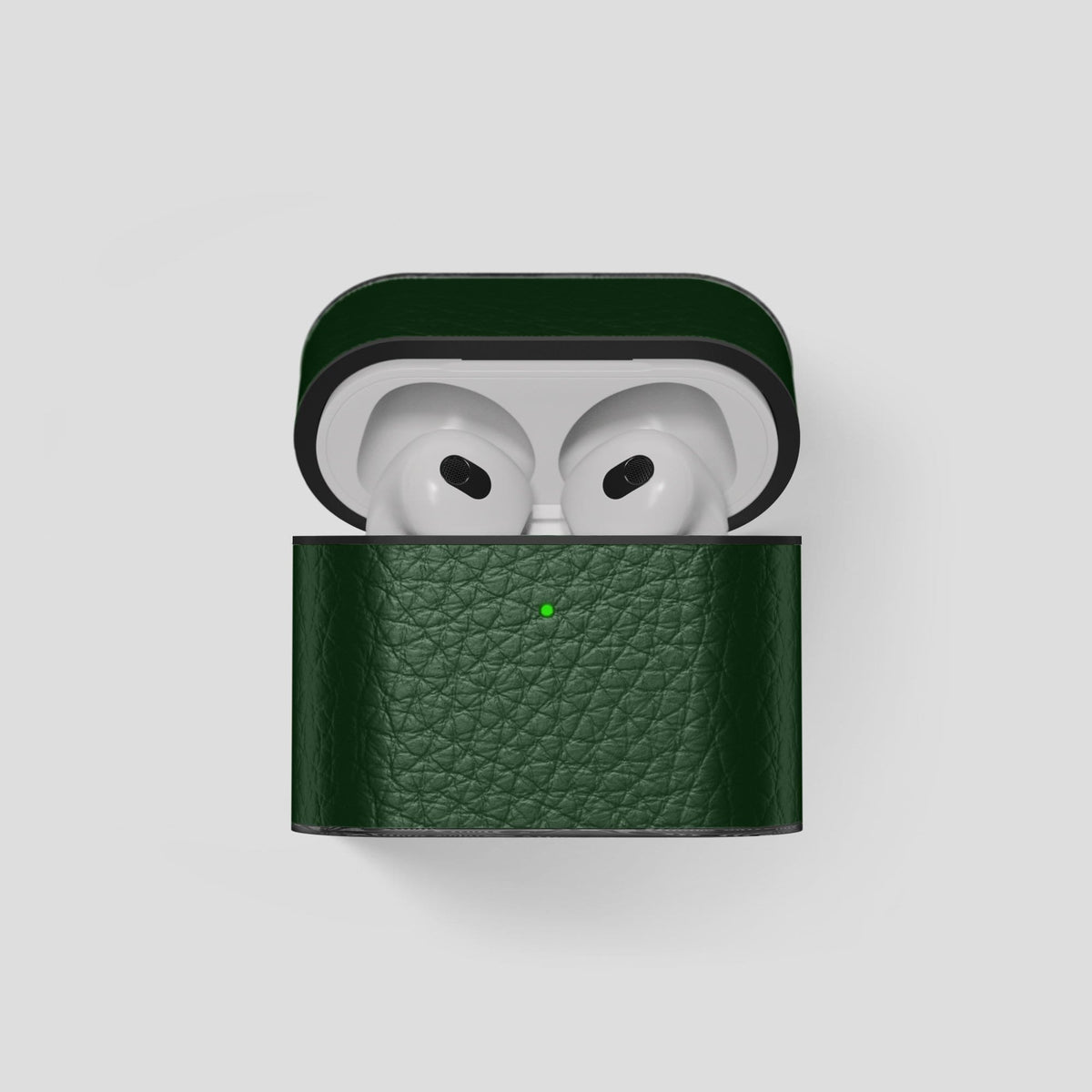 Dark-Green AirPods 3 Case Carbon Calf -1 | Dark-Green