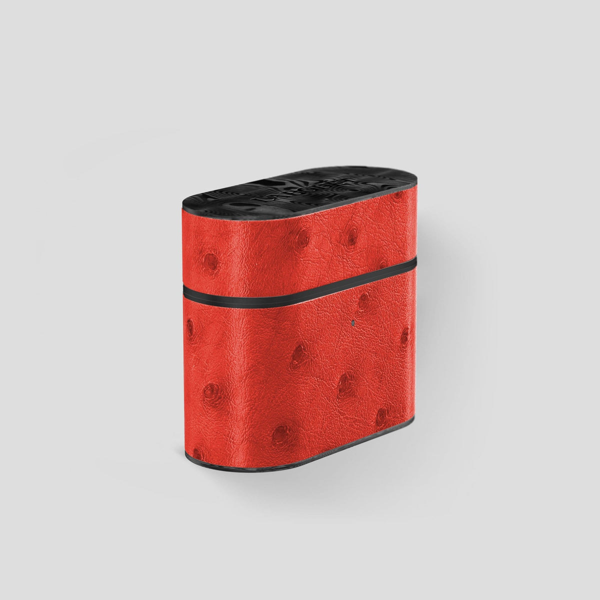 Flame-Red AirPods 3 Case Carbon Ostrich -3 | Flame-Red
