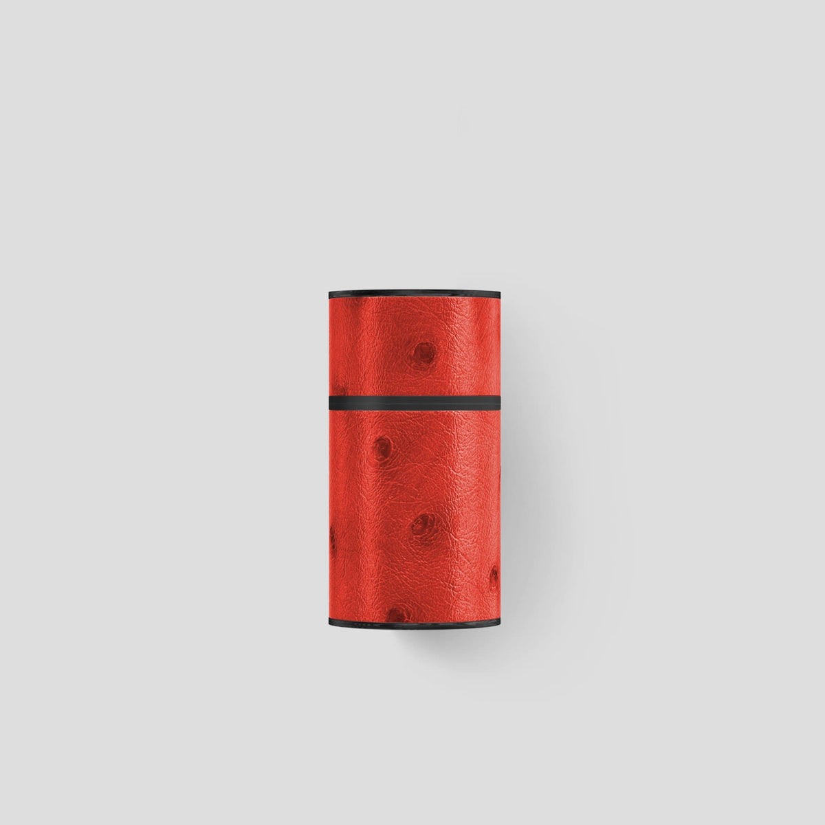 Flame-Red AirPods 3 Case Carbon Ostrich -4 | Flame-Red