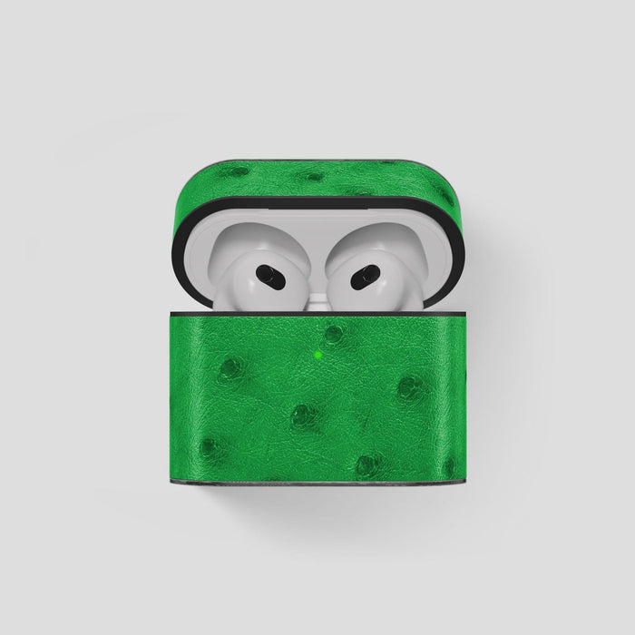 Kentucky Green AirPods 3 Case Carbon Ostrich -1 | Kentucky-Green