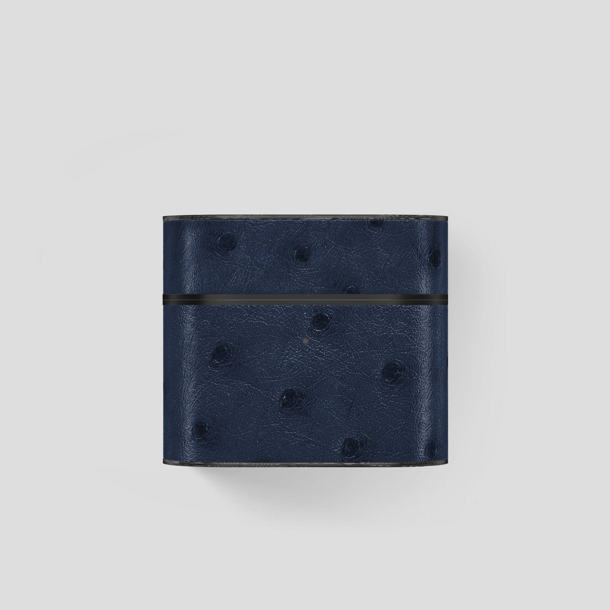Navy Blue AirPods 3 Case Carbon Ostrich -2 | Navy-Blue