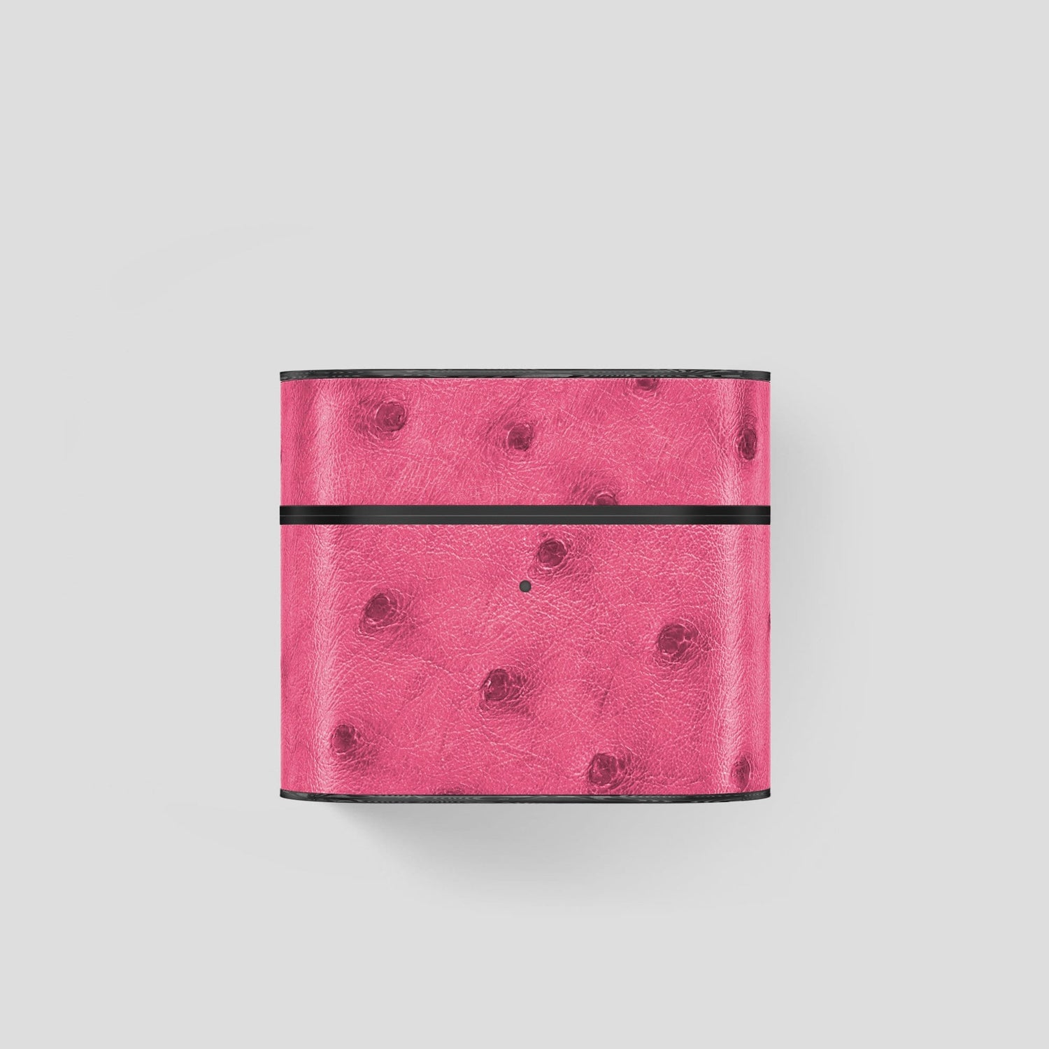 Pink LV Solid Leather Airpods Case