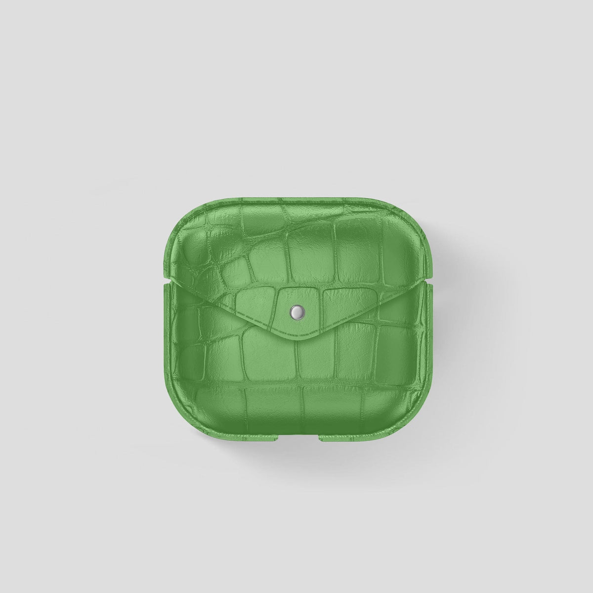 Apple-Green AirPods 3 Cover Alligator -2 | Apple-Green