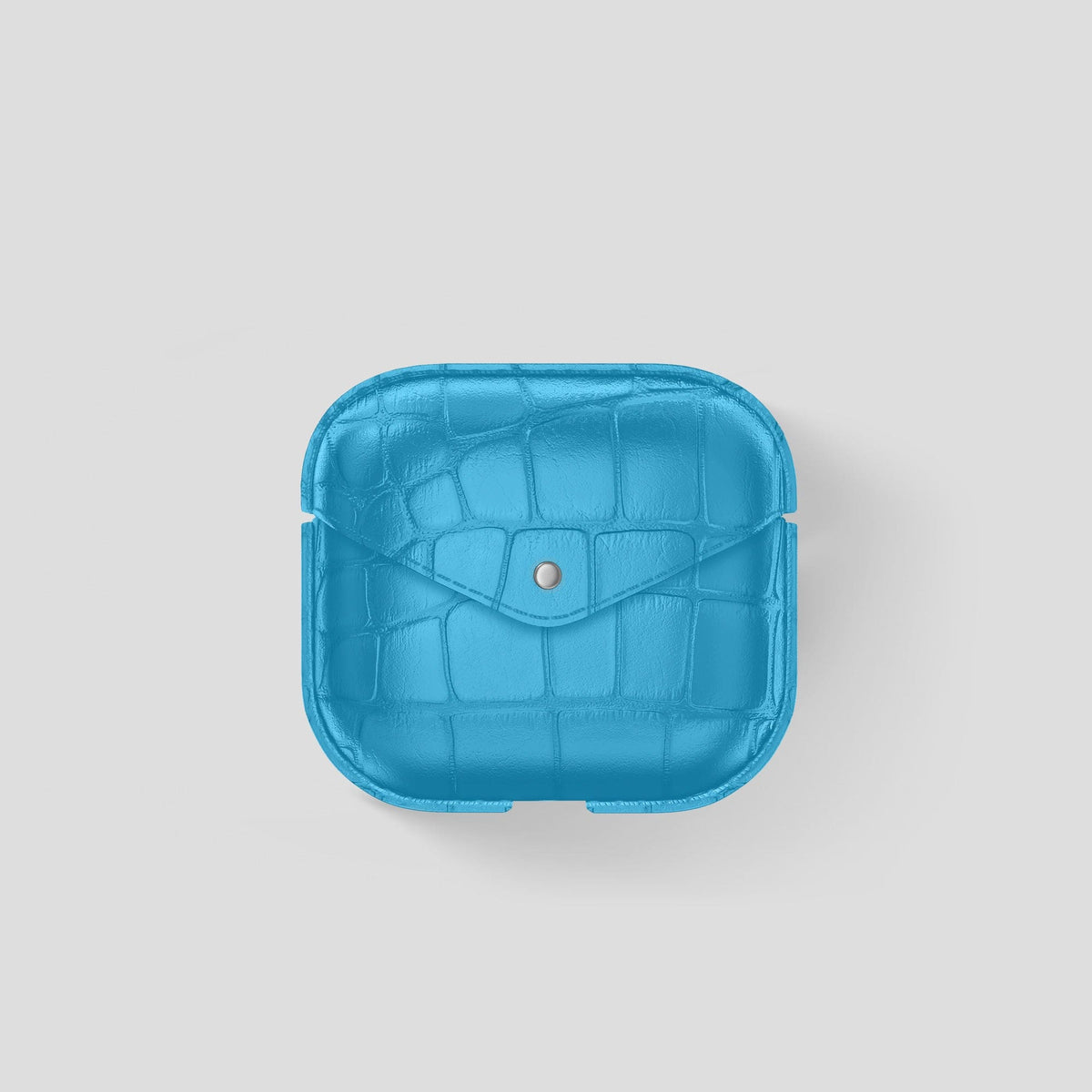 Curaçao-Blue AirPods 3 Cover Alligator -2 | Curaçao-Blue