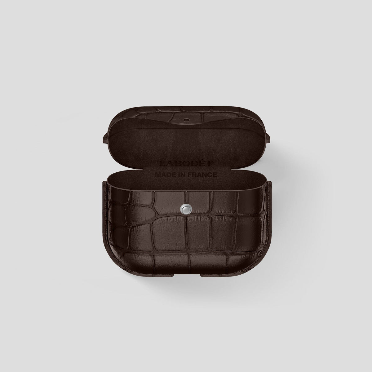 Dark Brown AirPods 3 Cover Alligator -4 | Dark-Brown