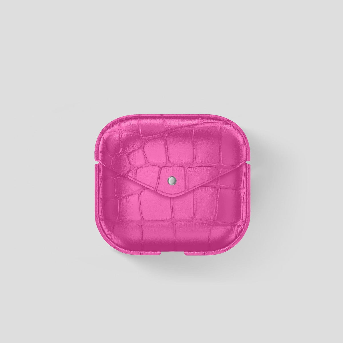 Fuchsia AirPods 3 Cover Alligator -2 | Fuchsia