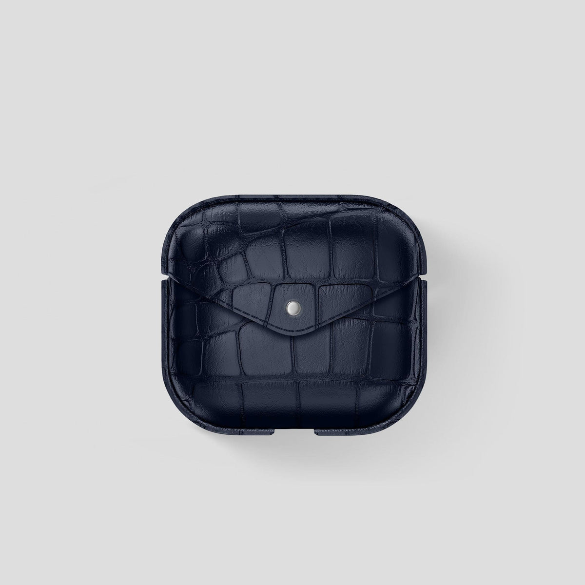 Navy Blue AirPods 3 Cover Alligator -2 | Navy-Blue