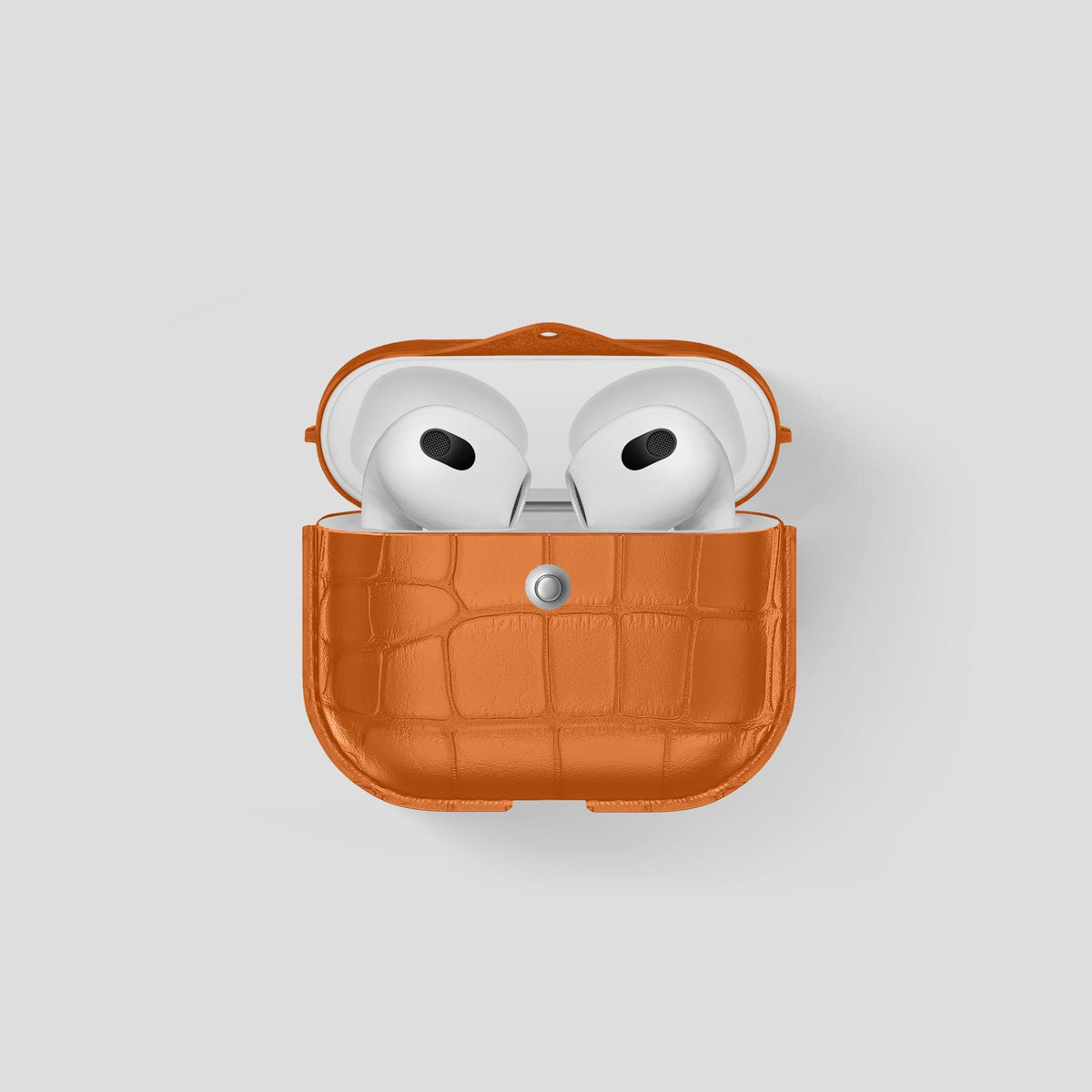 Orange AirPods 3 Cover Alligator -1 | Orange
