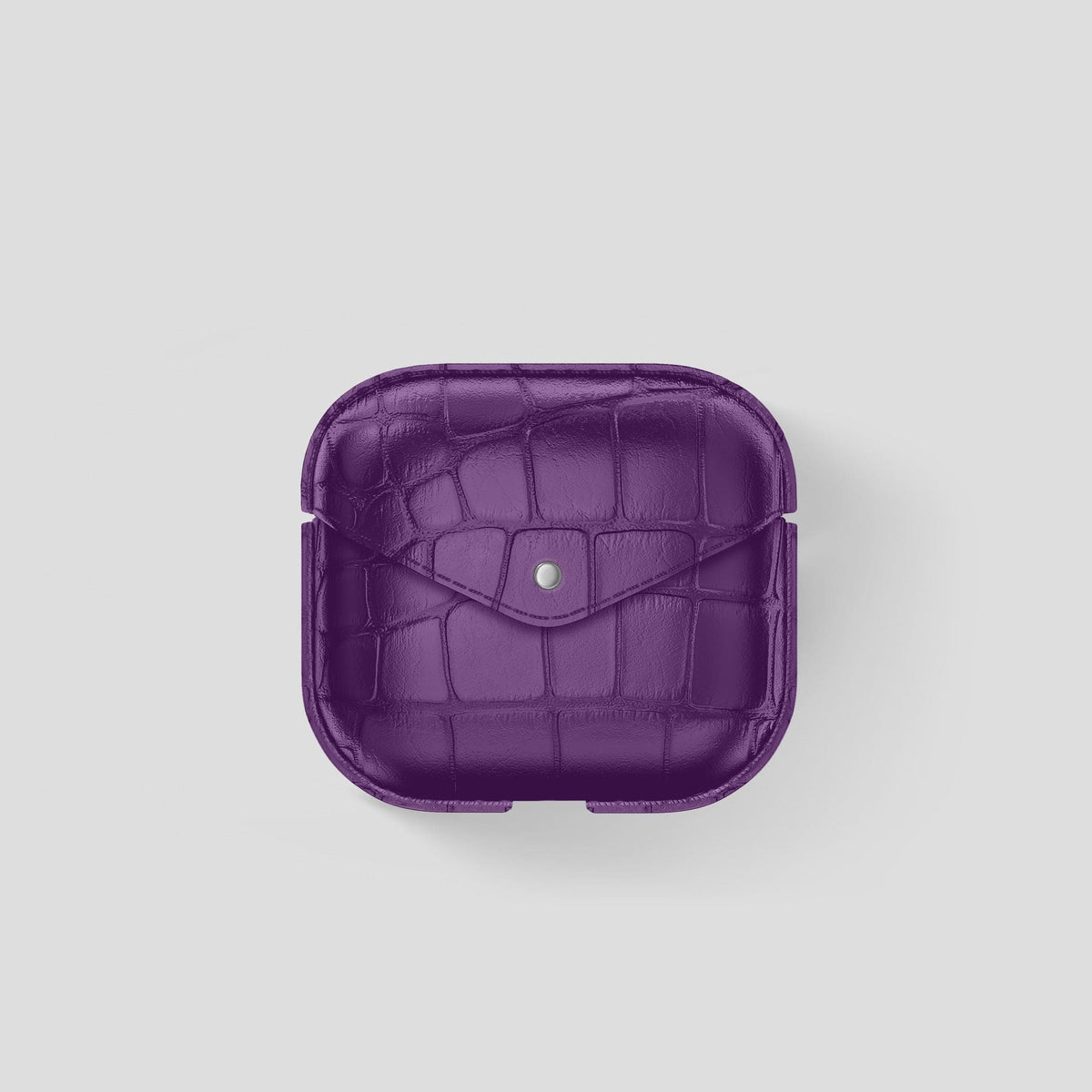 Purple AirPods 3 Cover Alligator -2 | Purple