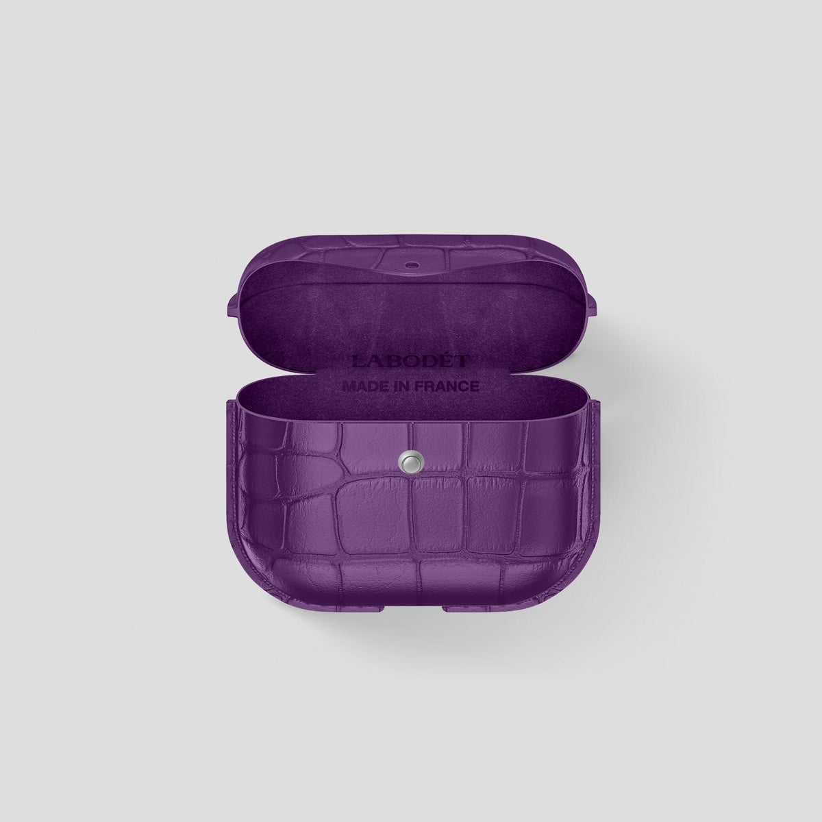 Purple AirPods 3 Cover Alligator -4 | Purple