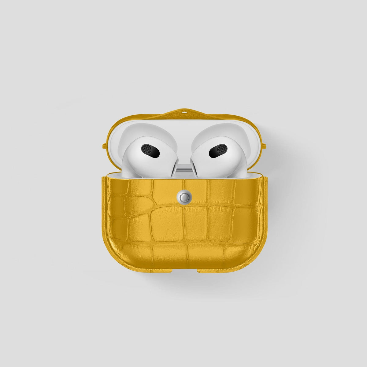 Yellow AirPods 3 Cover Alligator -1 | Yellow