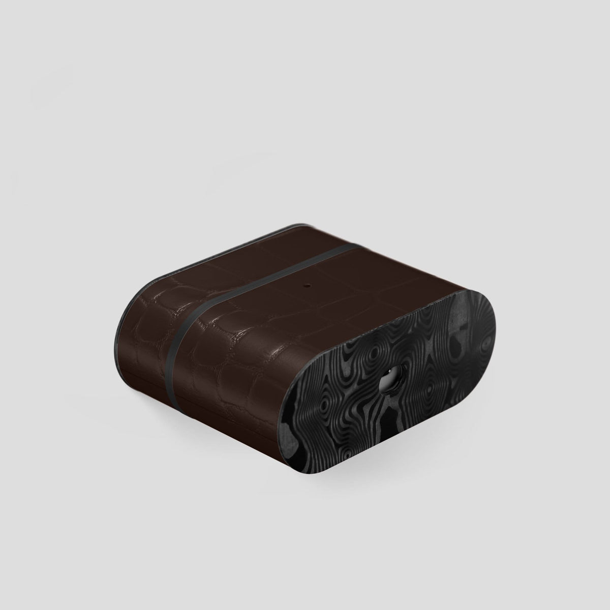Dark-Brown AirPods Pro Case Carbon Alligator -6 | Dark-Brown