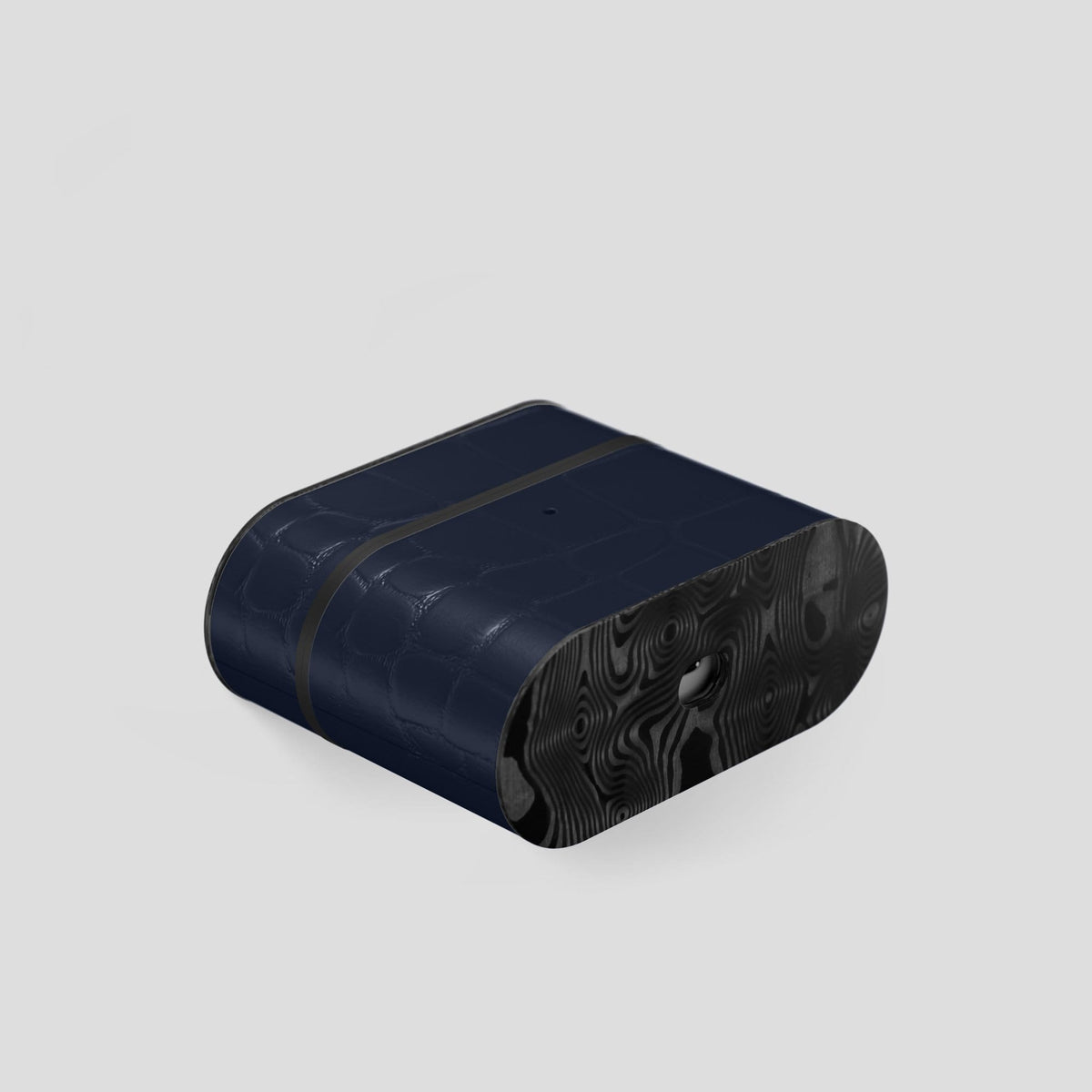 Navy Blue AirPods Pro Case Carbon Alligator -6 | Navy-Blue