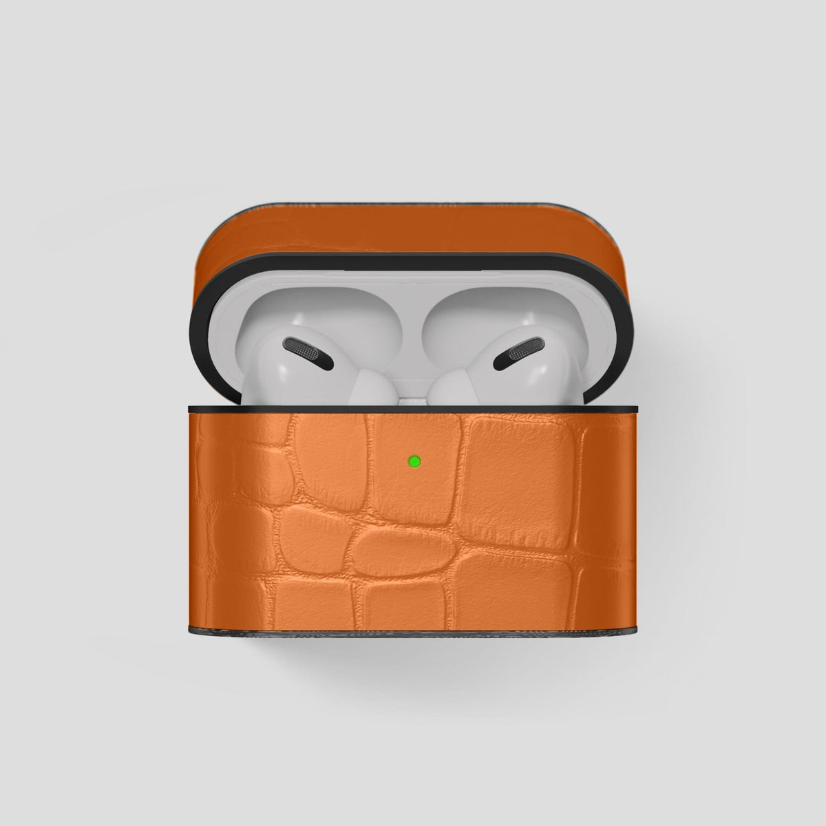 Orange AirPods Pro Case Carbon Alligator -1 | Orange
