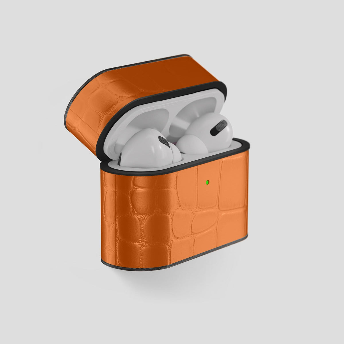 Orange AirPods Pro Case Carbon Alligator -7 | Orange