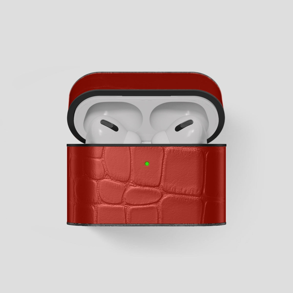 Red AirPods Pro Case Carbon Alligator -1 | Red