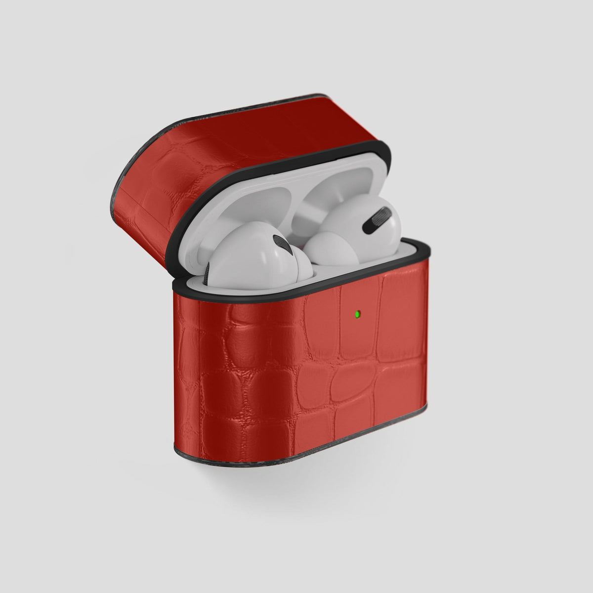 Red AirPods Pro Case Carbon Alligator -7 | Red