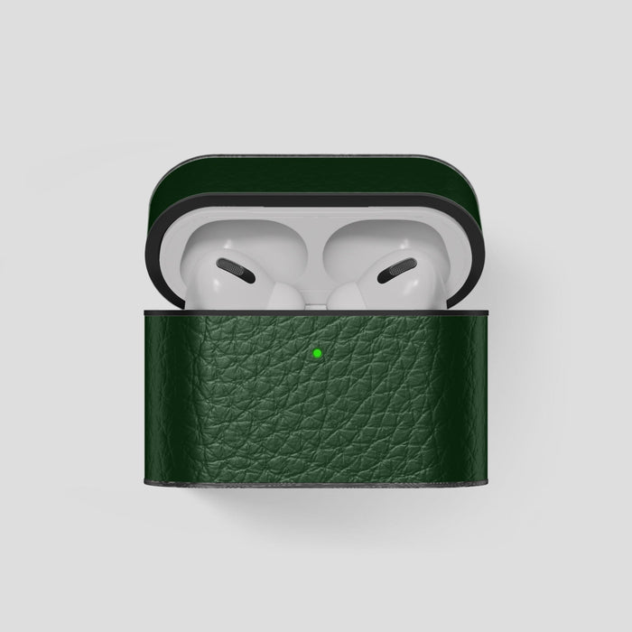 Dark-Green AirPods Pro Case Carbon Calf -1 | Dark-Green