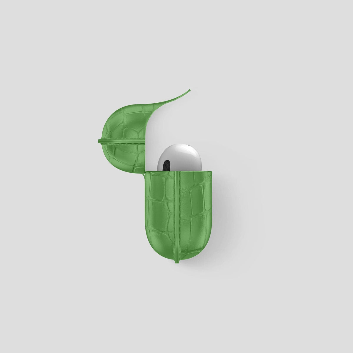 Apple-Green AirPods Pro Cover Alligator -3 | Apple-Green