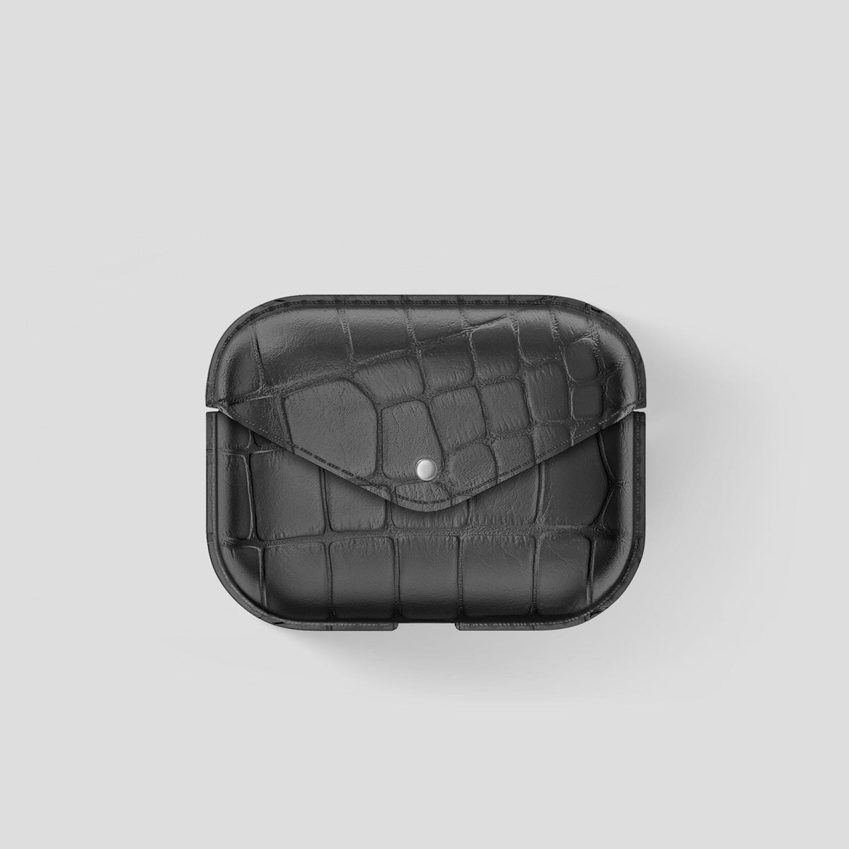 Grey AirPods Pro Cover Alligator -2 | Grey