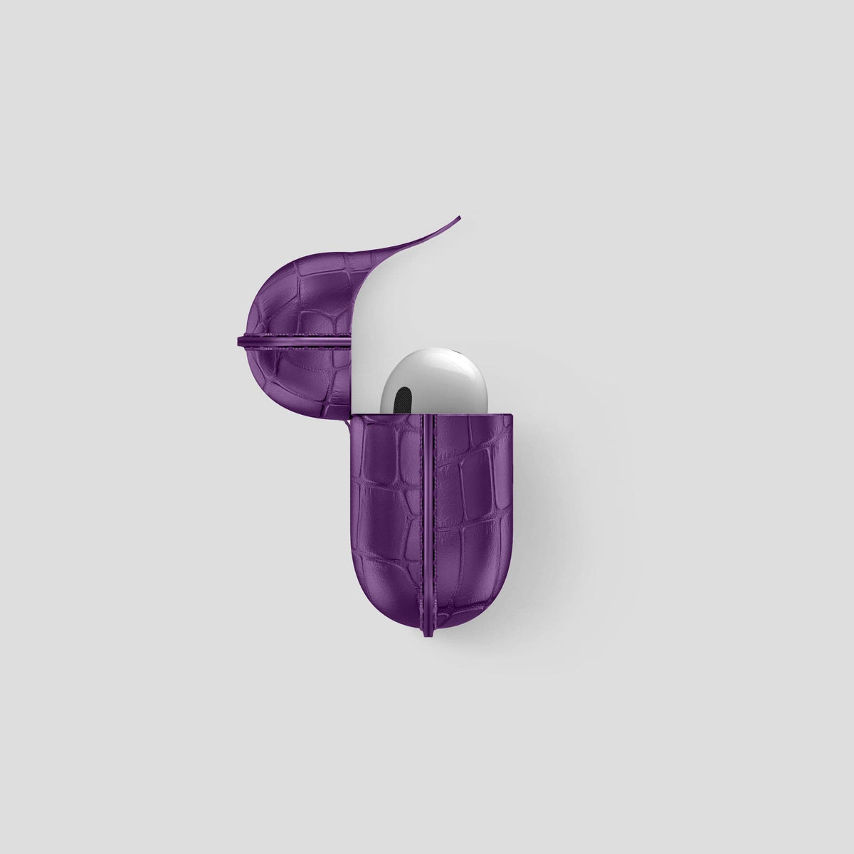 Purple AirPods Pro Cover Alligator -3 | Purple