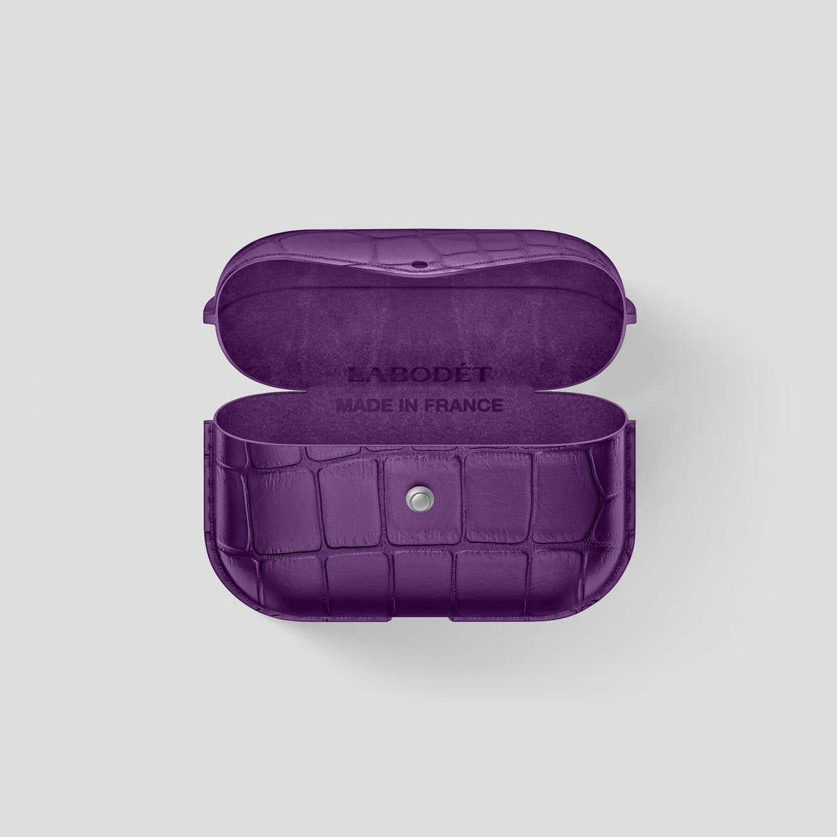 Purple AirPods Pro Cover Alligator -4 | Purple