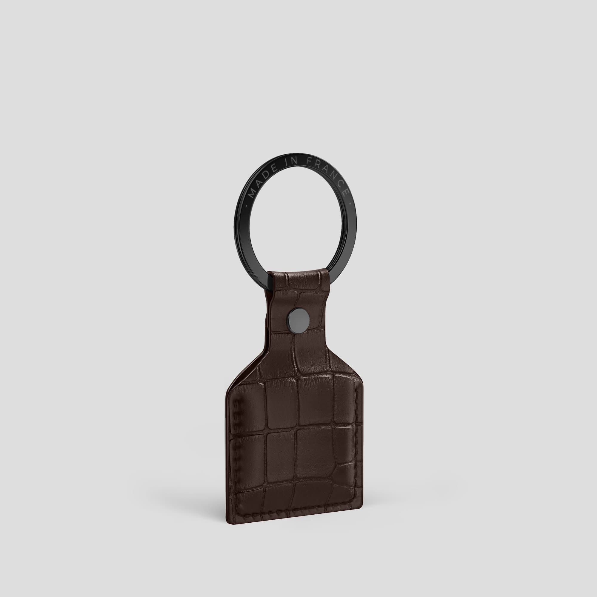 Louis Vuitton Supreme Logo Brown Leather Key Ring / Keychain Louis