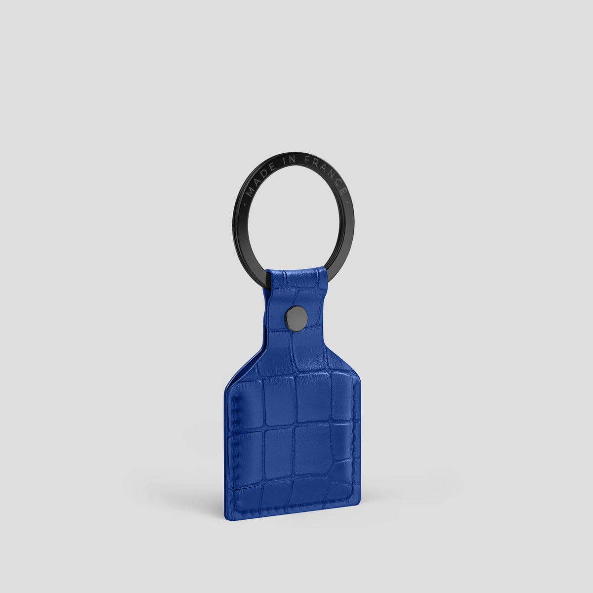 Royal Blue AirTag Alligator with Black Metal -4 | Royal-Blue-Black
