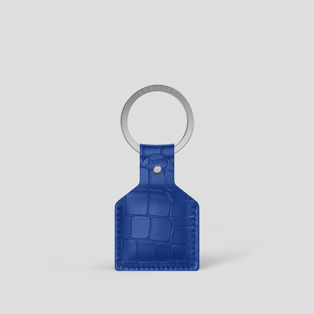 Royal Blue AirTag Alligator with Steel Metal -1 | Royal-Blue-Steel